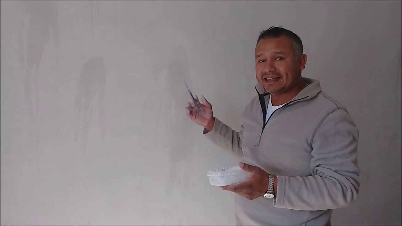como pintar con rodillo (sobre pared con enjarre de yeso)
