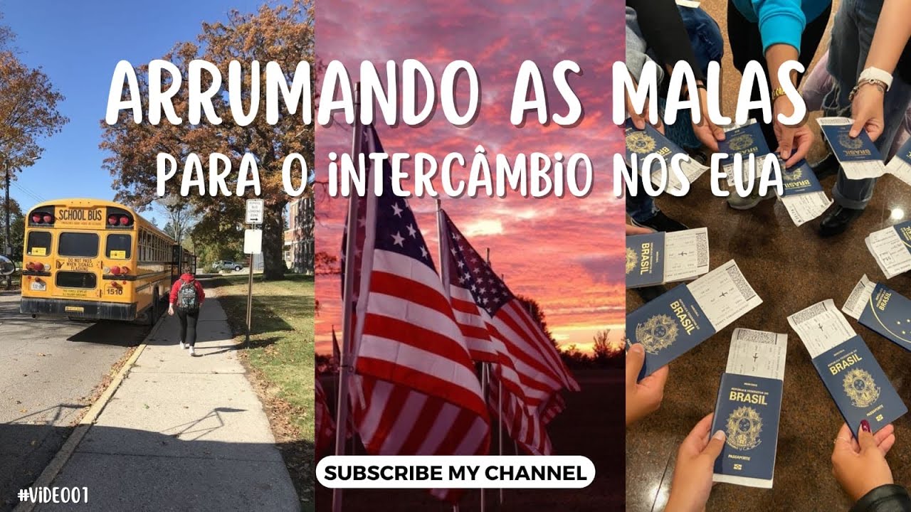 ARRUMANDO MINHAS MALAS PARA 2 ANOS DE INTERCÂMBIO NOS EUA 🇺🇸 | Au Pair.