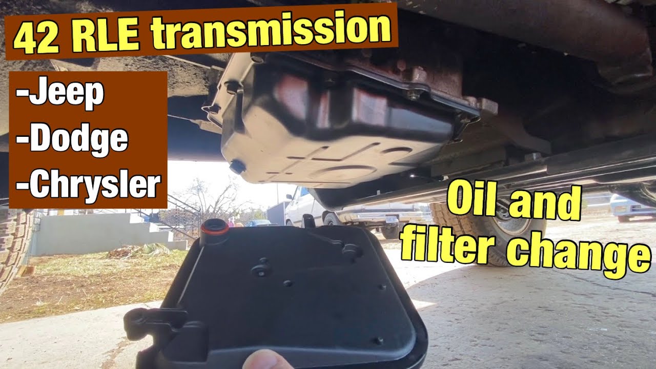42rle automatic transmission oil and filter change (Jeep, Dodge, Chrysler)