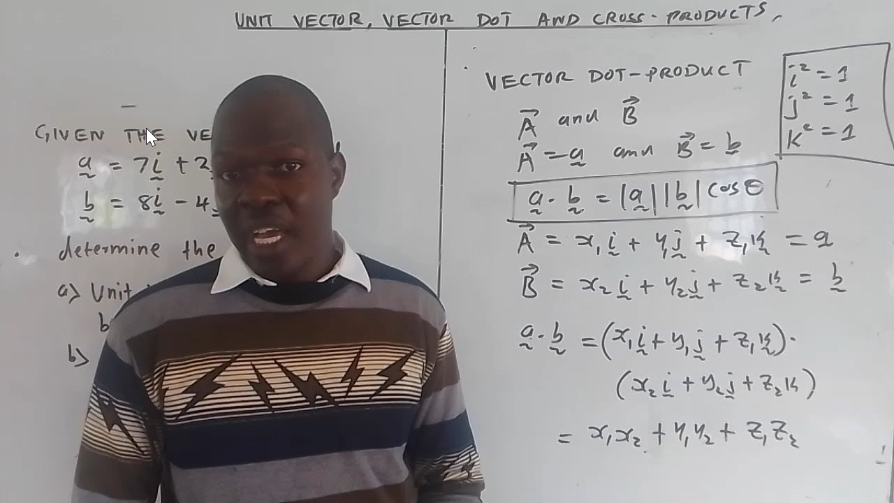 APPLY ENGINEERING MATHEMATICS | UNIT VECTOR VECTOR DOT PRODUCT VECTOR CROSS PRODUCT