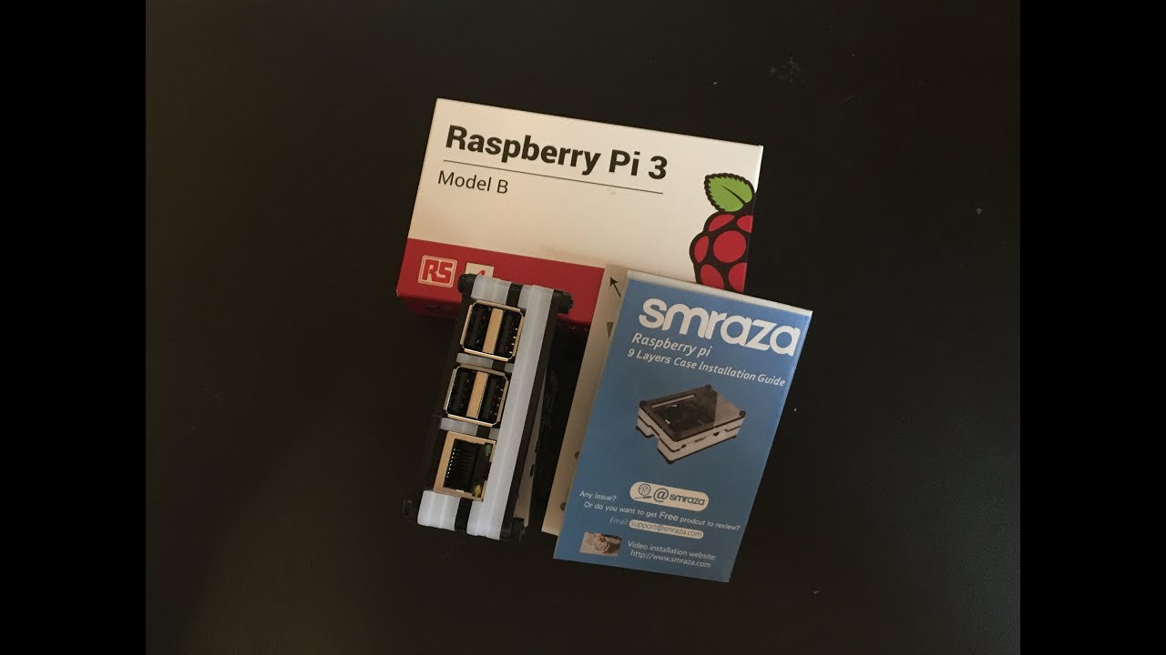Unboxing Raspberry Pi 3 B + smraza Gehäuse