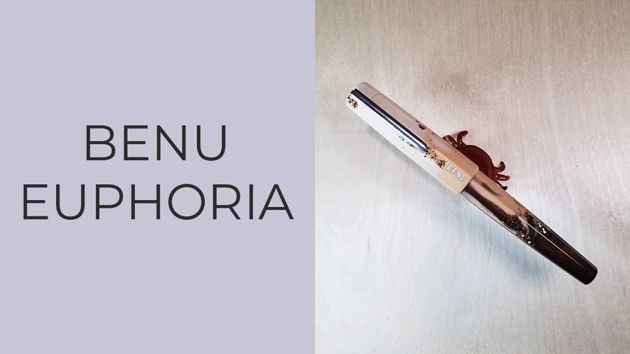 Обзор перьевой ручки Benu Euphoria Iced Caramel Latte | Понравится ли она любителям маленьких ручек?