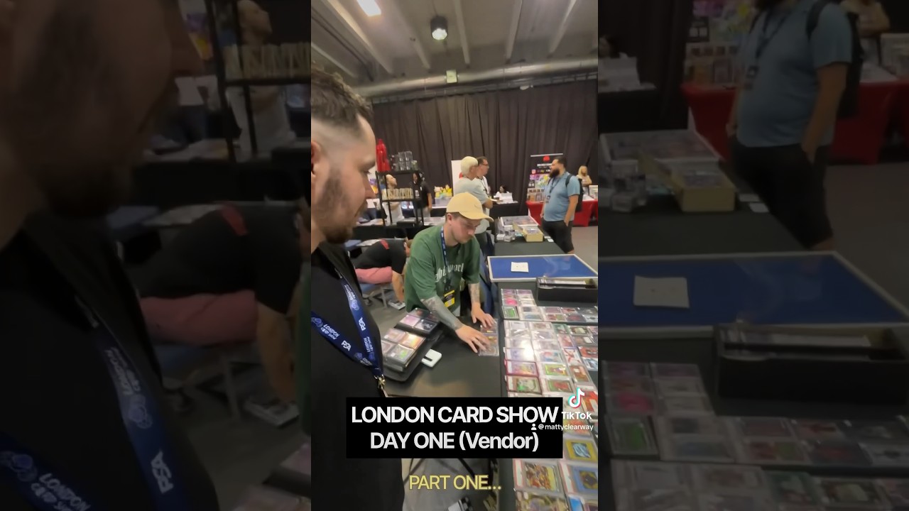 London card show vendor POV! 