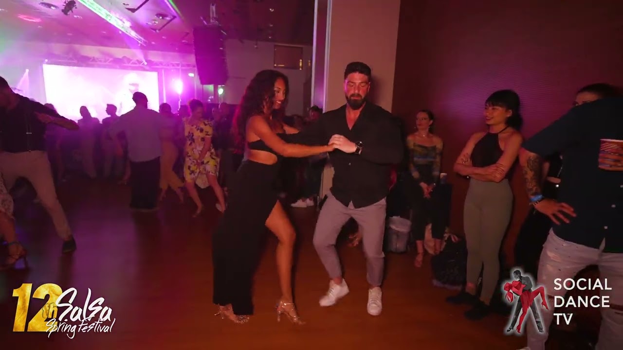 Markos Bakolas & Bersy Cortez - Social dancing | Salsa Spring Festival 2023 (Greece)