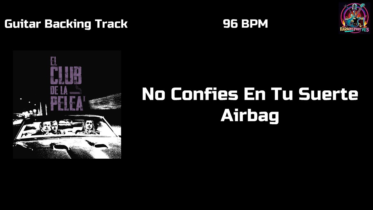 | Guitar Backing Track | No Confíes En Tu Suerte - Airbag