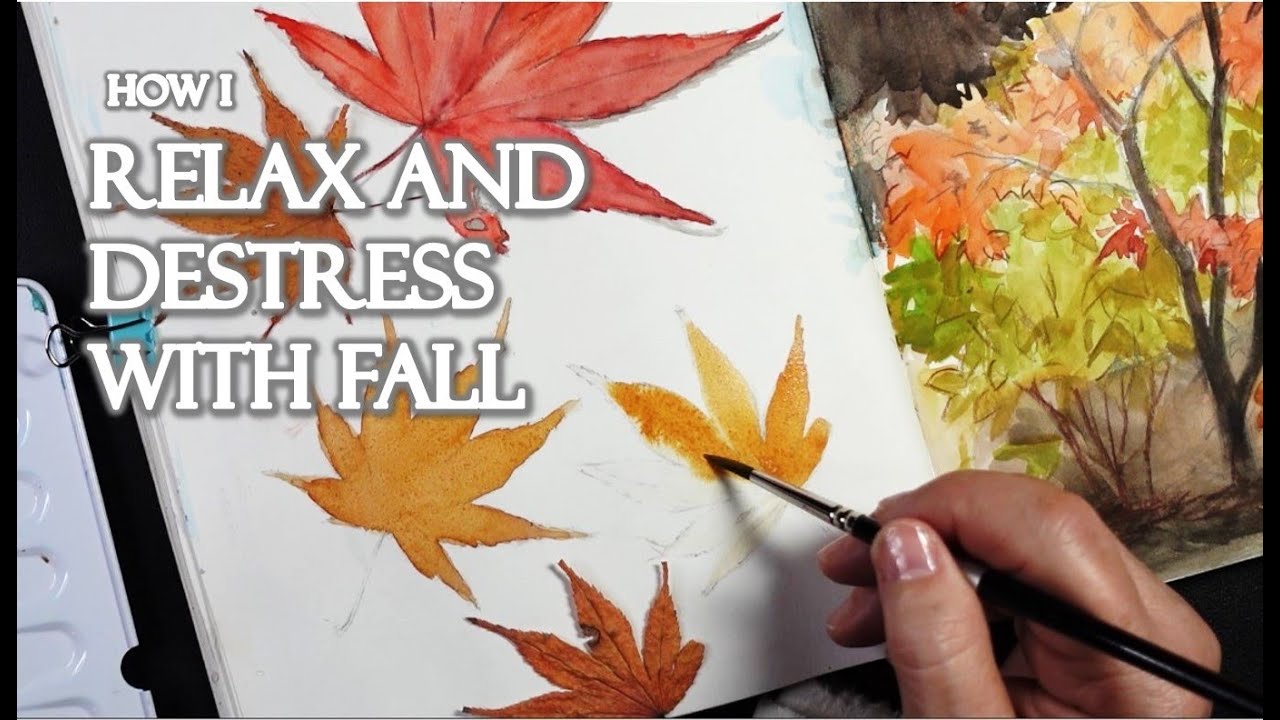 Watercolor Botanical Painting for Fall