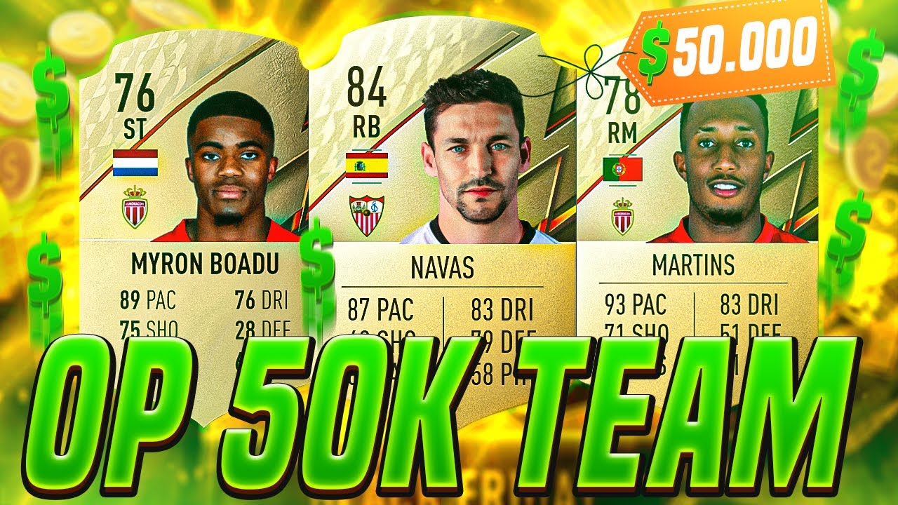 FIFA 22- THE MOST OP 50K STARTER SQUAD!!!