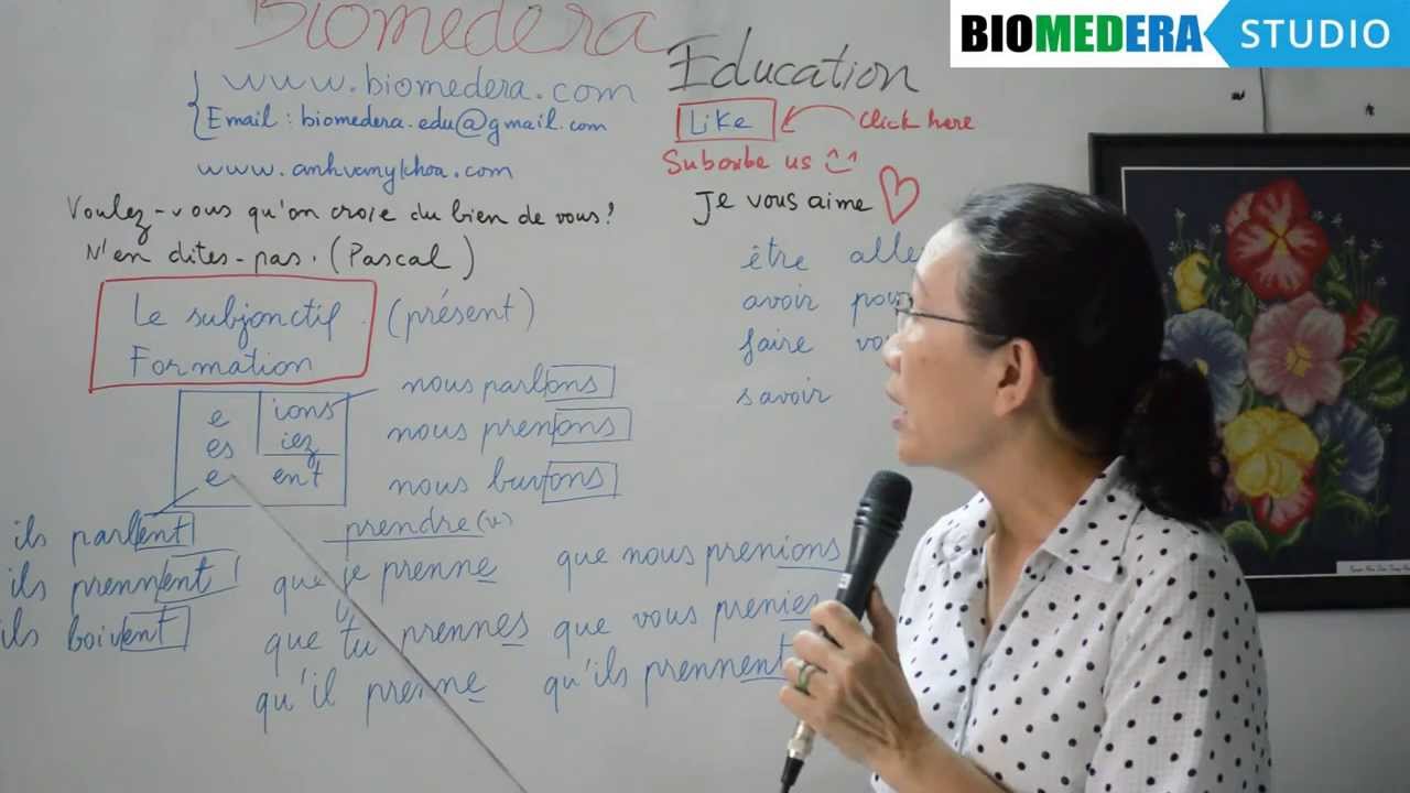 Bài 5: Le subjonctif formation