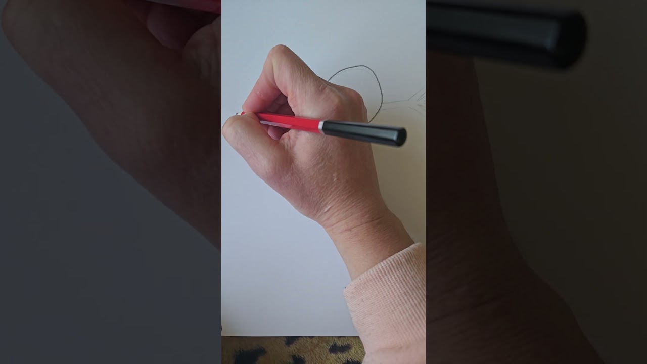 How to draw a heart with arrow through it ❤️  #heart, #arrow, #viral, #likeandsubscribe, #shorts