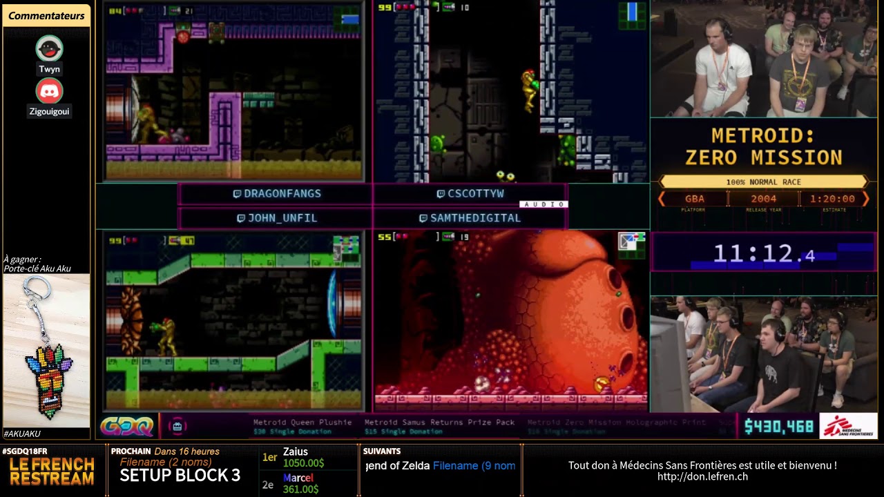 Metroid: Zero Mission en 1:12:17 (100% Normal Race) [SGDQ2018]