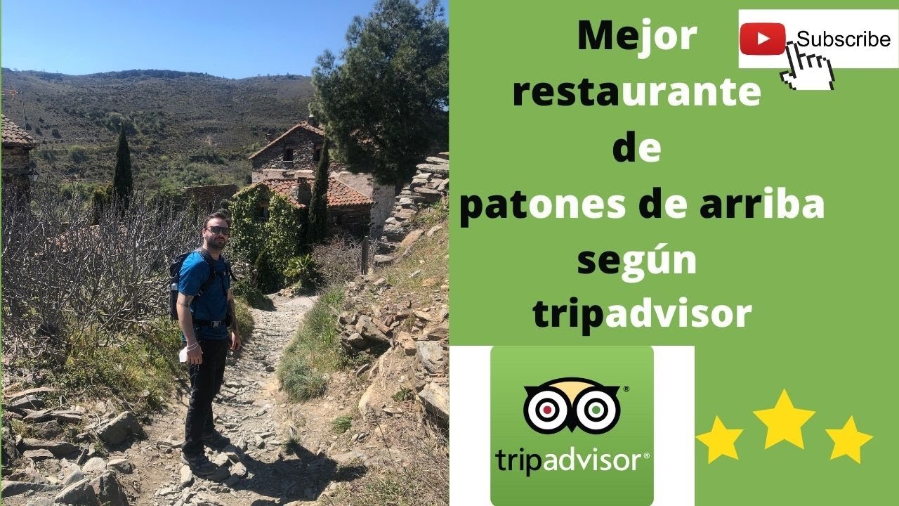 Mejor Restaurante de PATONES DE ARRIBA según TRIPADVISOR!! ¡EL REY DE PATONES!
