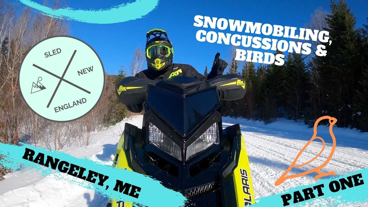 Snowmobiling, Concussions & Birds | Snowmobile VLOG | Rangeley, Maine