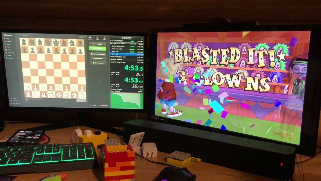[ACCIDENTAL WR] Carnival Games (Wii) - All Main Games Speedrun in 11:50!