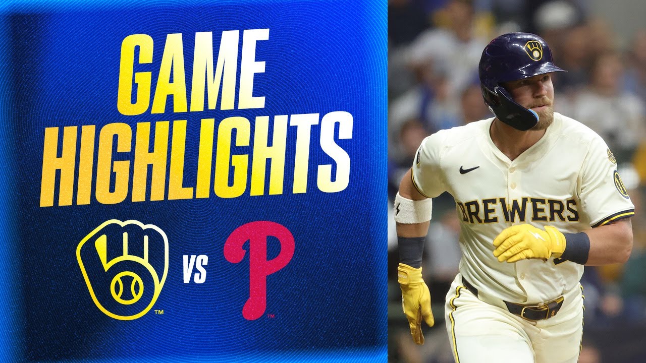 Phillies vs. Brewers Game Highlights (9/3/25) | MLB Highlights
