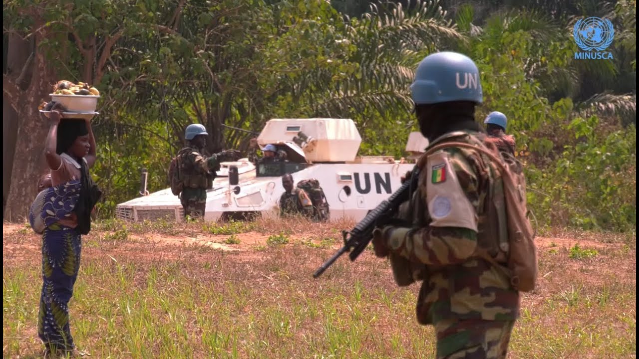 La MINUSCA déploie ses Casques bleus à Zangba, dans la Basse-Kotto
