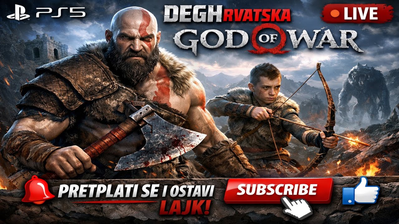 God of War DRUGA EPIZODA /EP.2/DEGHrvatska/PS5 GamePlay