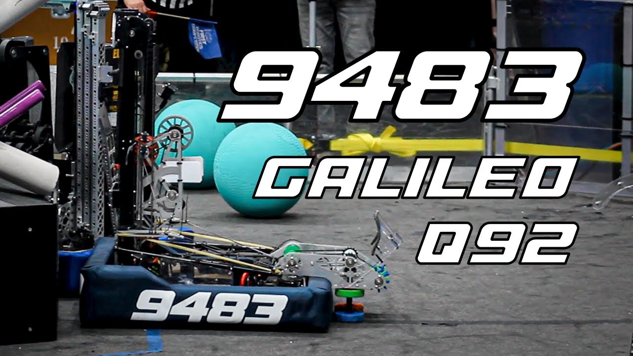 FRC 9483 | Clean Robot Video (2025 Galileo Q92)