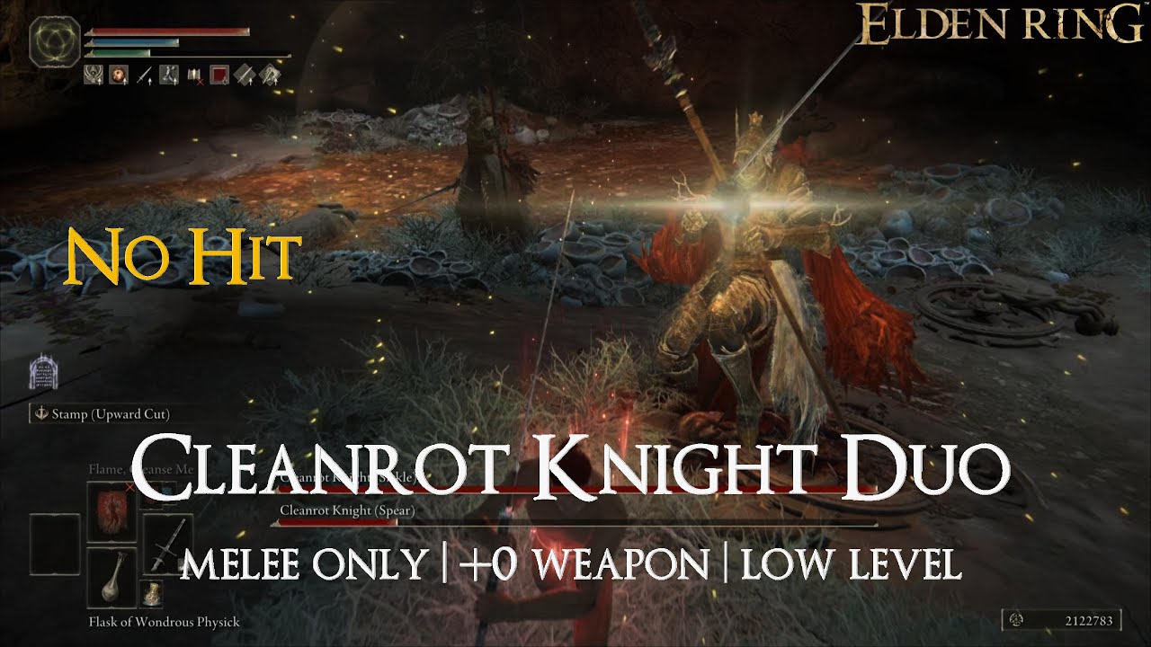 Elden Ring - Cleanrot Knight Duo (No hit | Melee only | +0 weapon)