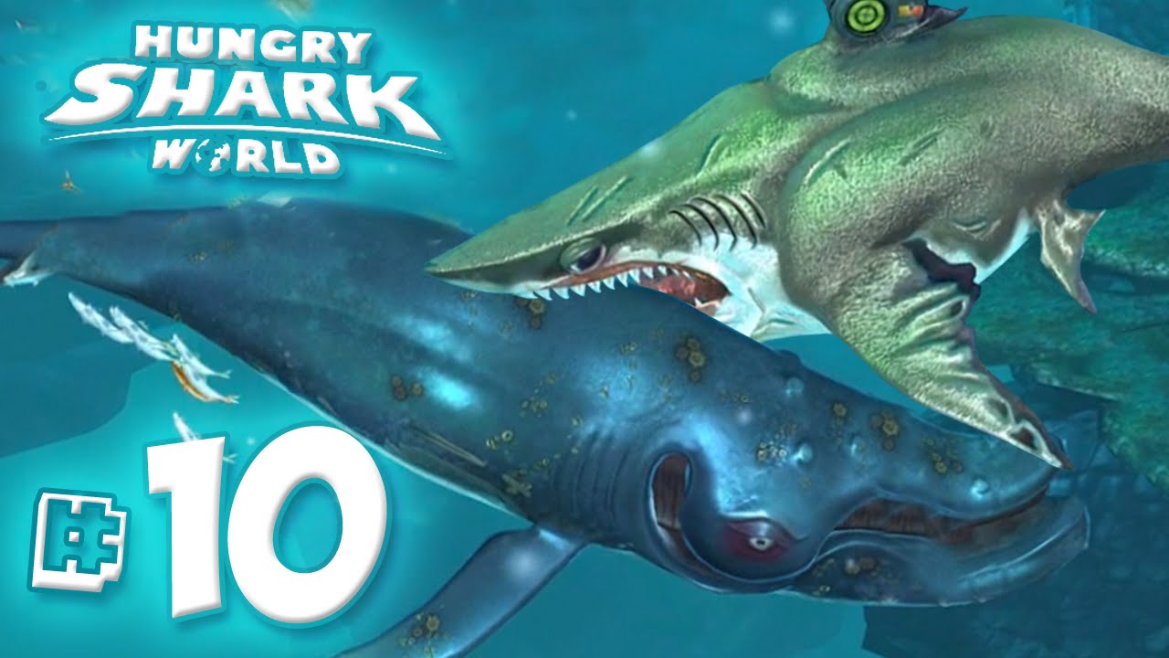 MEGALODON EATS WHALES!! - Hungry Shark World | Ep10 HD