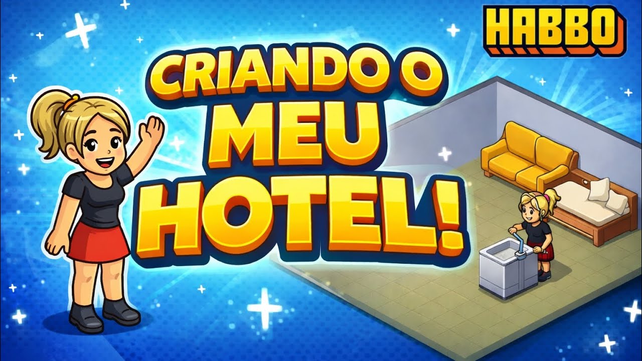 Meu Hotel no Habbo Está Nasceeeendo! 😂