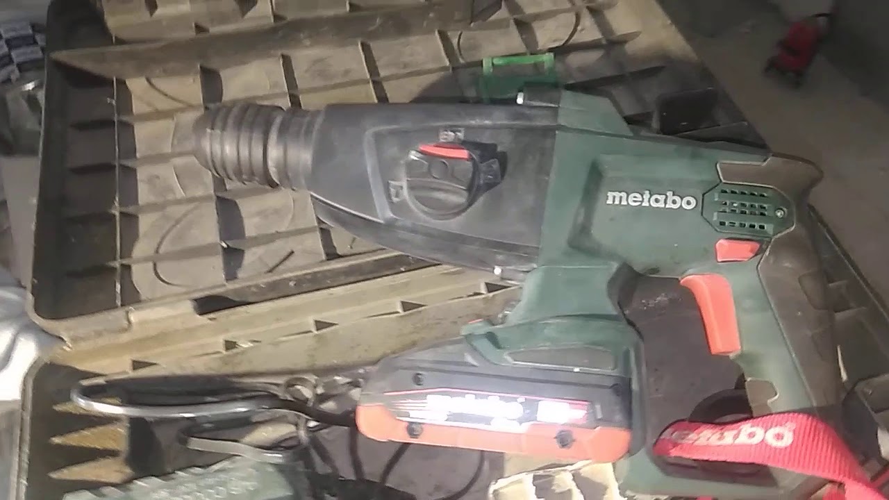 аккумуляторный перфоратор Metabo 18вольт