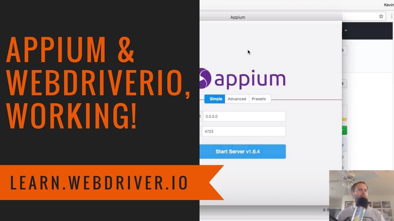 Appium with WebdriverIO, WORKING!