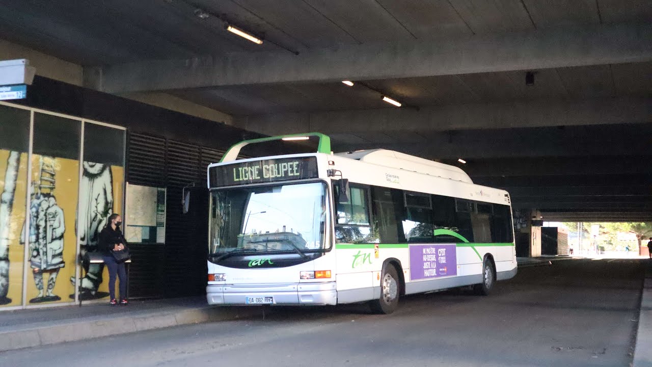 Heuliez GX 317 GNV n°445 | ligne 12 Talensac - Beauséjour | Réseau TAN | Nantes