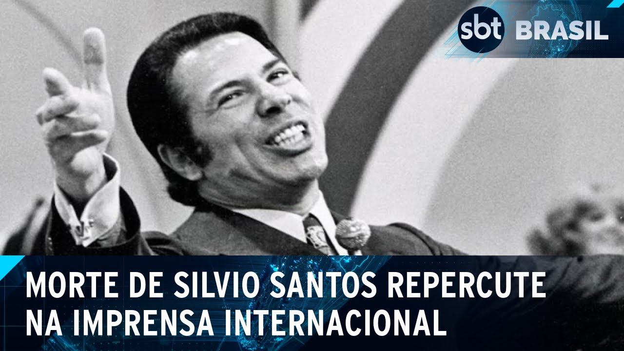 Veja a repercussão da morte de Silvio Santos na imprensa internacional | SBT Brasil (19/08/24)