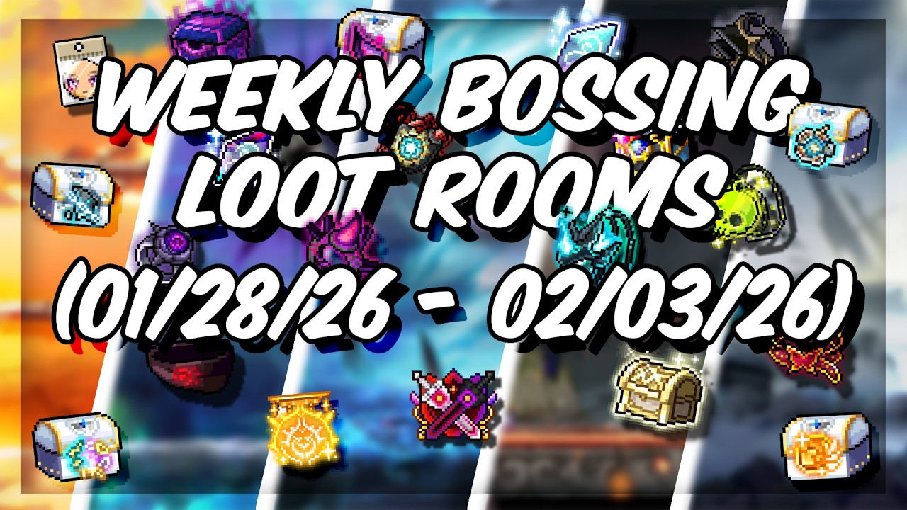 『GMS Kronos』Weekly Bossing Loot Rooms | January 28th - February 3rd