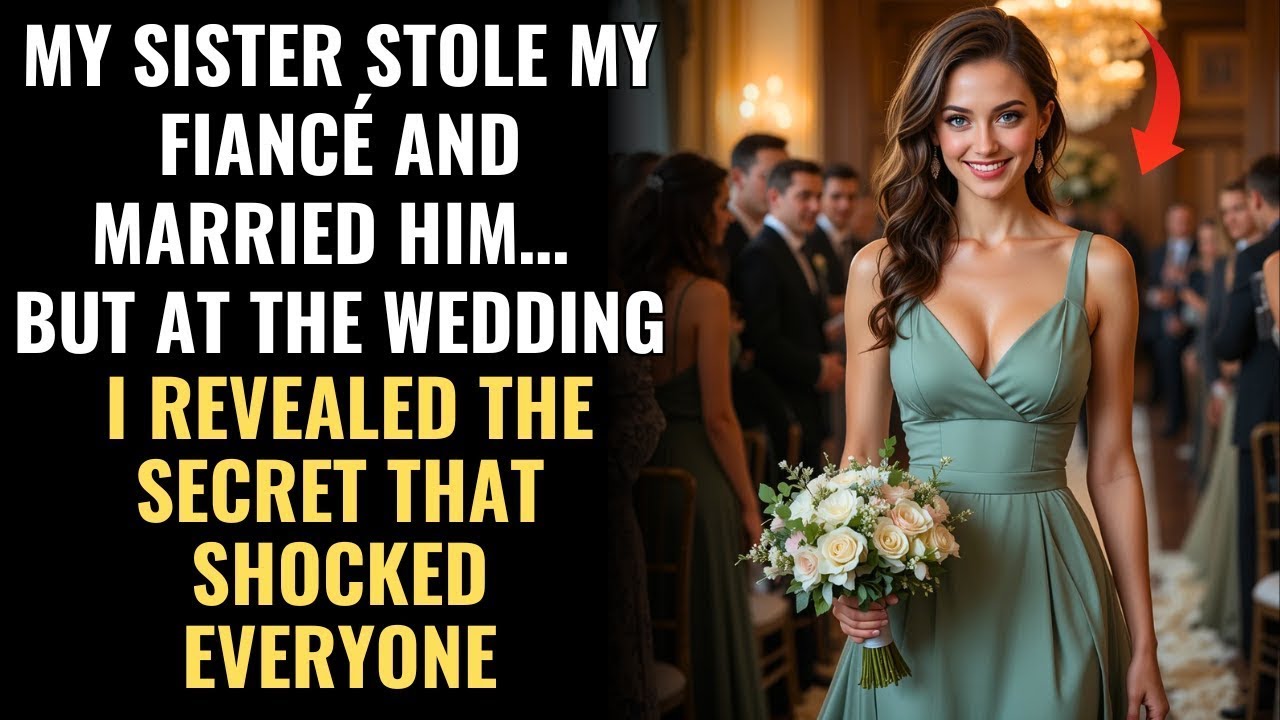 MY SISTER STOLE MY FIANCÉ AND MARRIED HIM… BUT AT THE WEDDING, I REVEALED THE SECRET THAT SHOCKED...