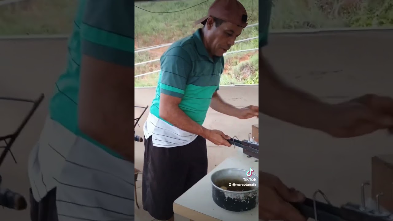 Marco tarrafa fazendo chumbada