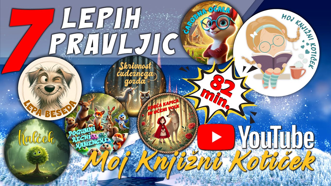 7 LEPIH PRAVLJIC - skupek pravljic za lahko noč