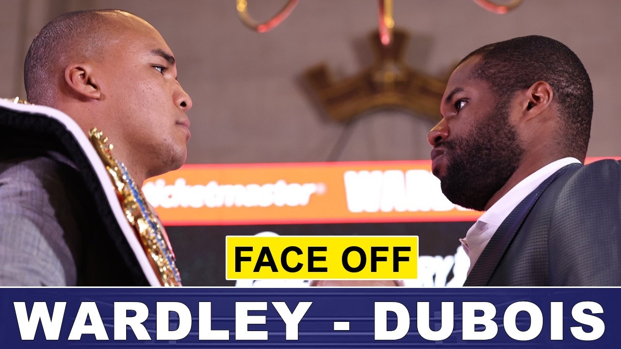 WARDLEY vs DUBOIS FACE OFF PRZED WALKĄ O PAS WBO WAGI CIĘŻKIEJ