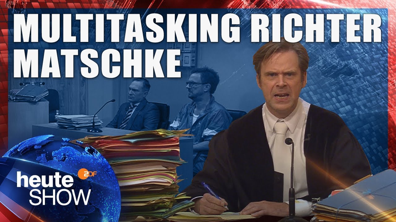 So überlastet sind die deutschen Gerichte | heute-show vom 13.10.2017