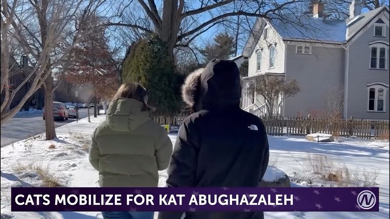 Команда Northwestern Wildcats поддерживает Кэт! | Кэт Абугазалех в команду Иллинойса