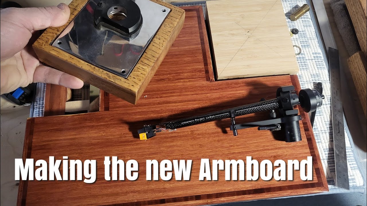 Making an Armboard for my Custom Turntable Plenth.
