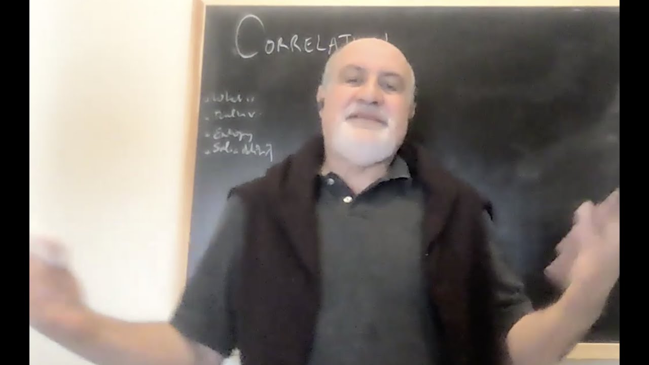 MINI-LESSON 5: Correlation, the intuition. Doesn't mean what people usually think it means.