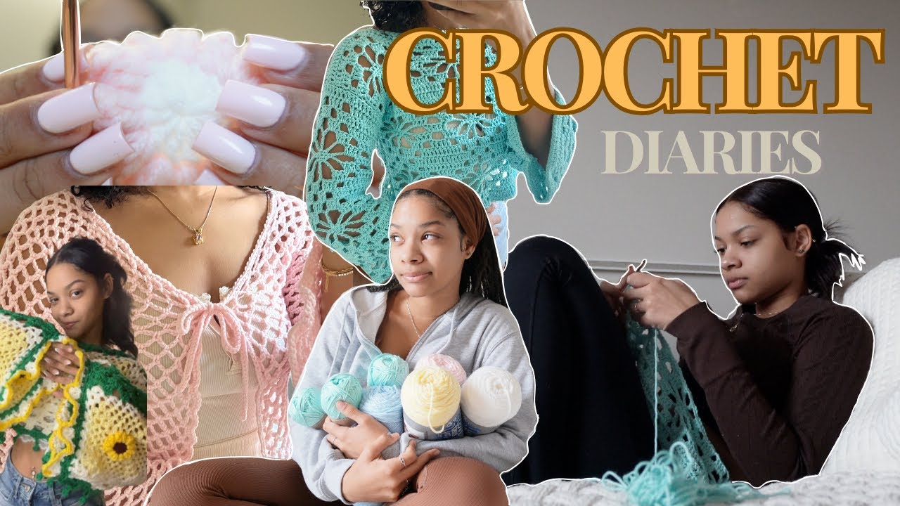 crochet diaries pt.1 | custom orders | PO unboxing | life updates 🧶💌