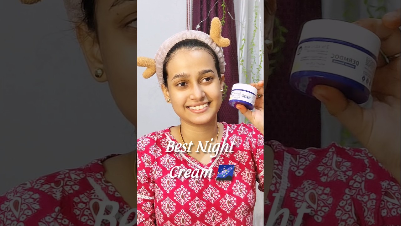 Dermdoc.in  2% Kojic Acid Night Cream 🌌 Review #night #koreanskincare #ytshorts #trending #youtube