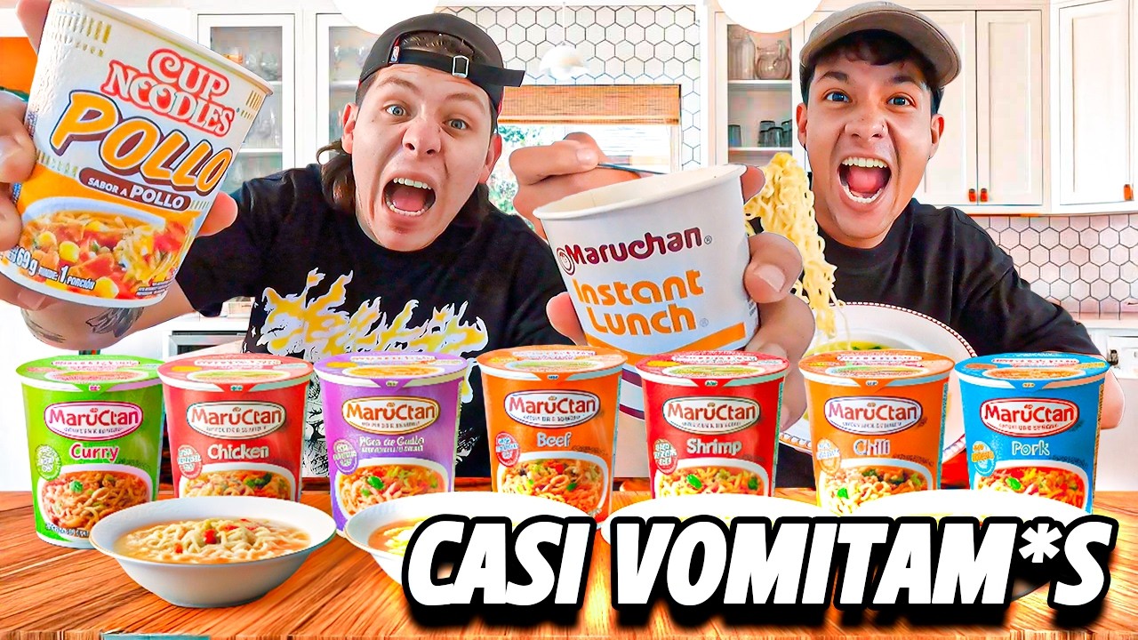 PROBAMOS TODAS las SOPAS INSTANTANEAS del MERCADO