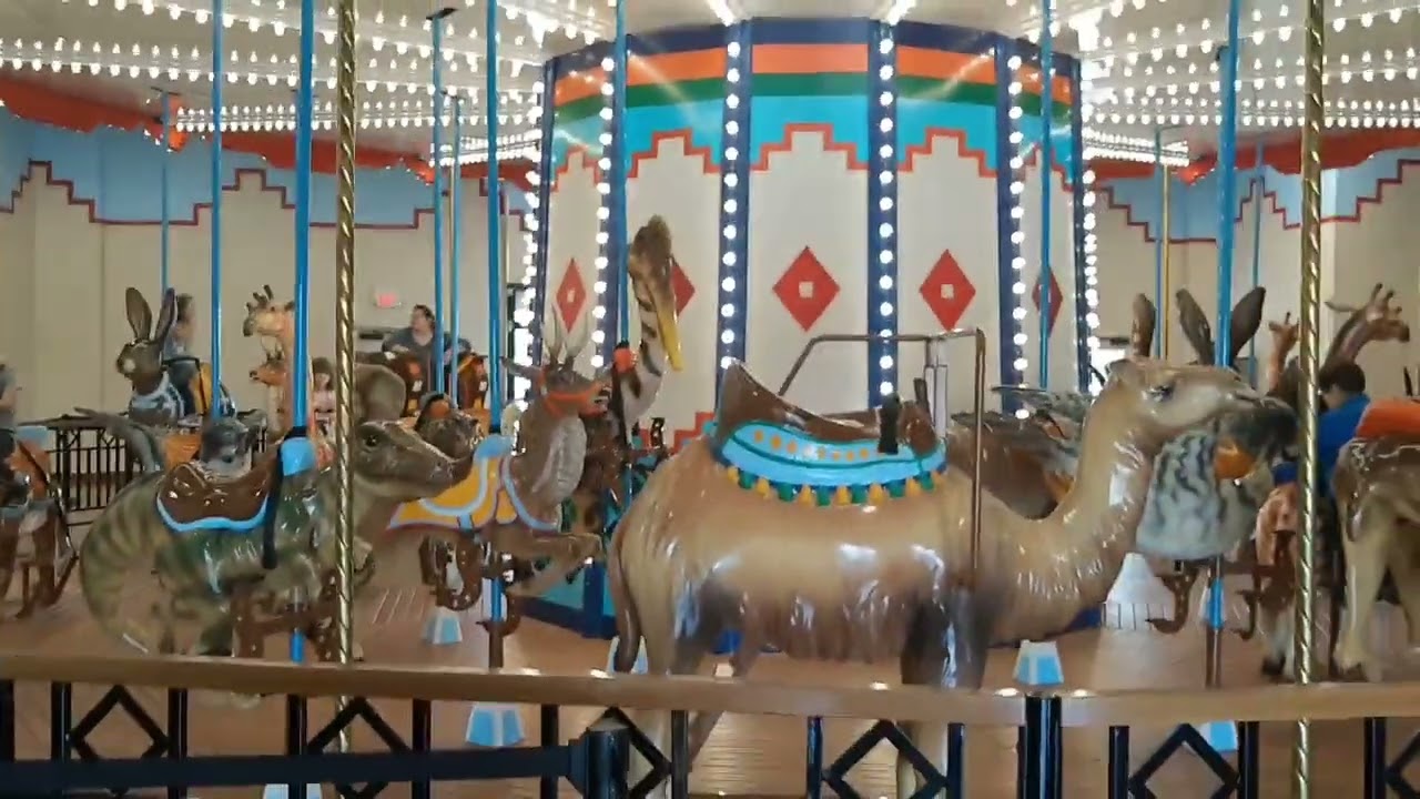 Finally checking out The Journey of the Animals Carousel at The Ark Encounter!