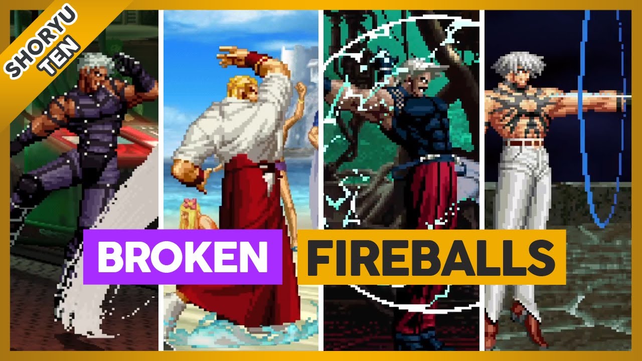 Top 10 Most DEVASTATING Fireballs in KOF