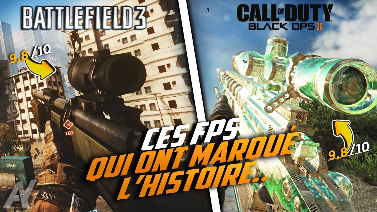 Voici les Meilleurs FPS de tout les temps ❤ (Black Ops 2, Battlefield 3, Cod 4..)