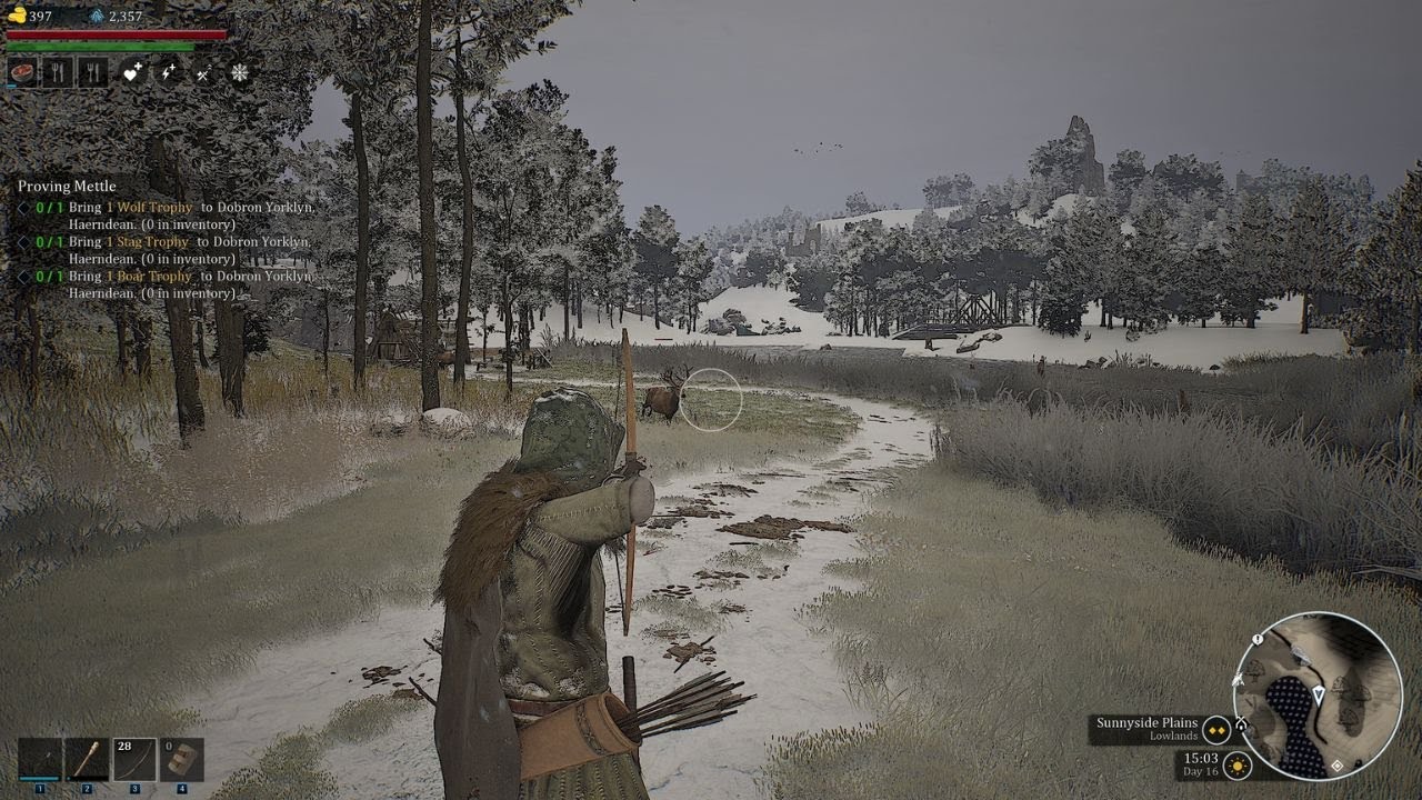 Bellwright #4 - Hunting Bandits & Animals With Simple Bow's