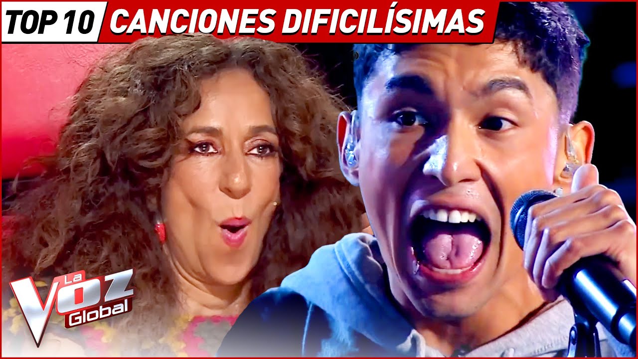 Las canciones más DIFÍCILES de cantar en La Voz