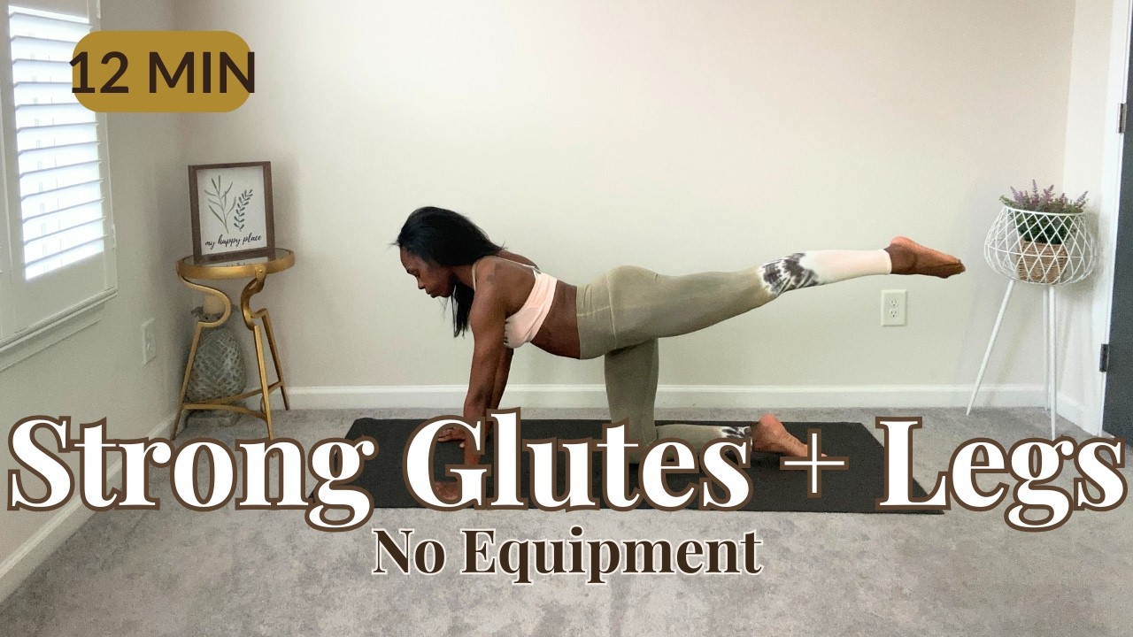 12 MIN Glutes & Legs Workout | Low Impact, No Equipment