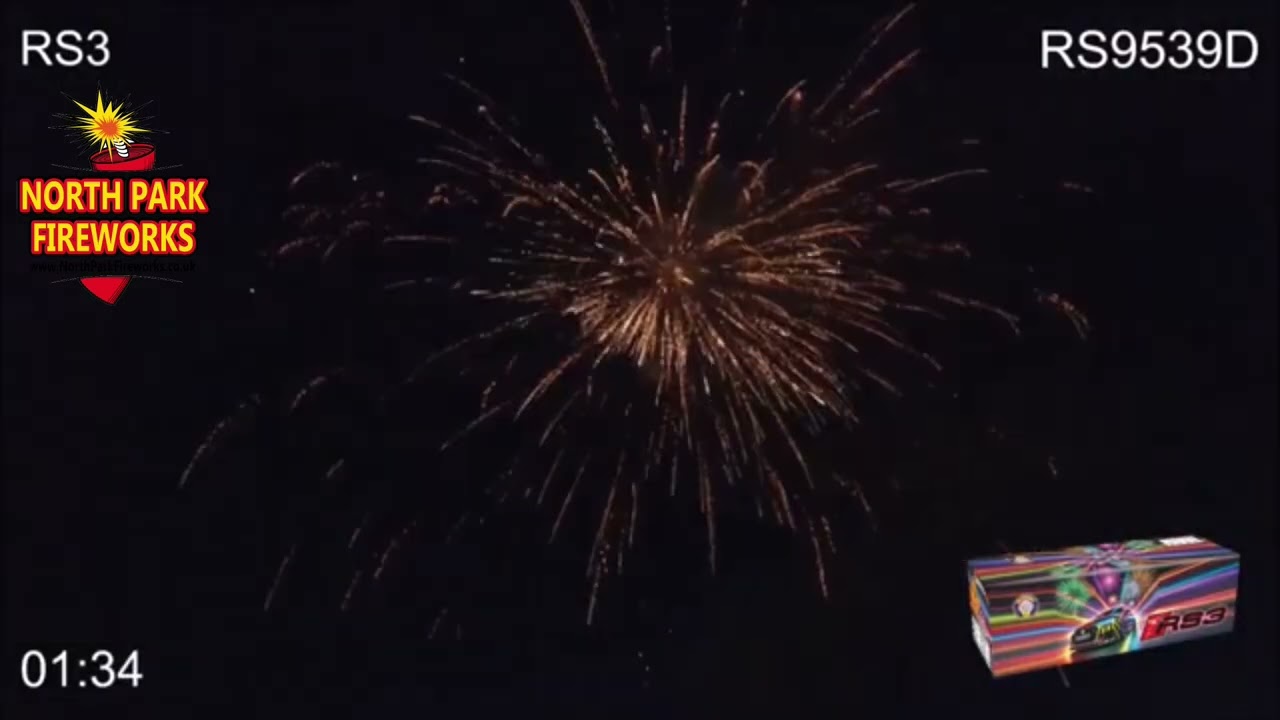 NEW 2025 RS3 by Brothers Pyrotechnics | NORTH PARK FIREWORKS 
