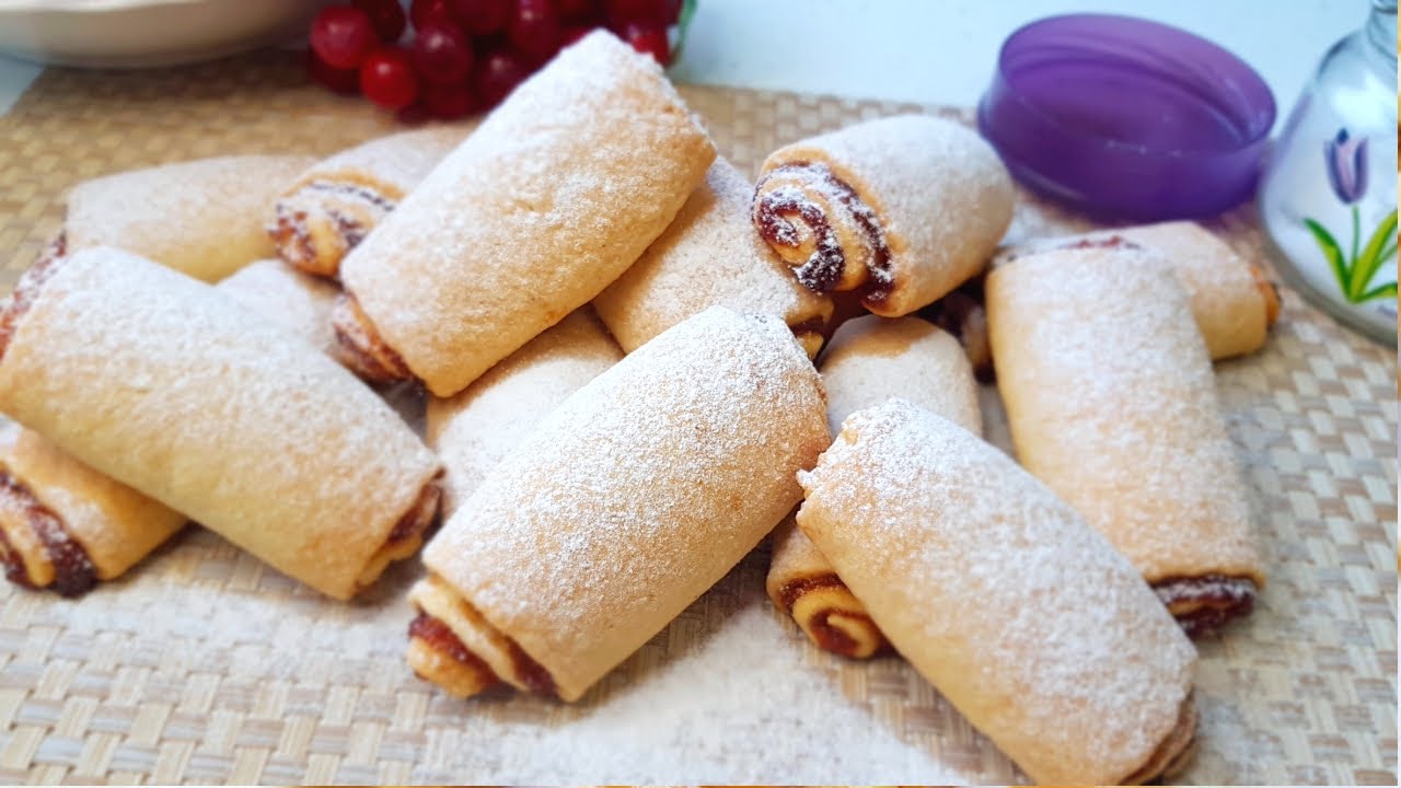 Песочное Печенье с Яблочным Повидлом // Shortbread Cookies with Apple Jam recipe