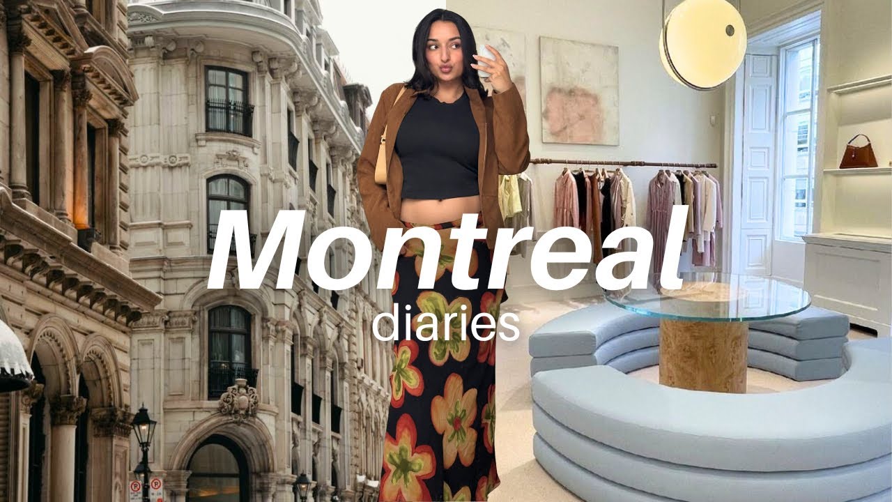 montreal vlog🍦living alone in montreal for a month, night life in montreal, more shopping