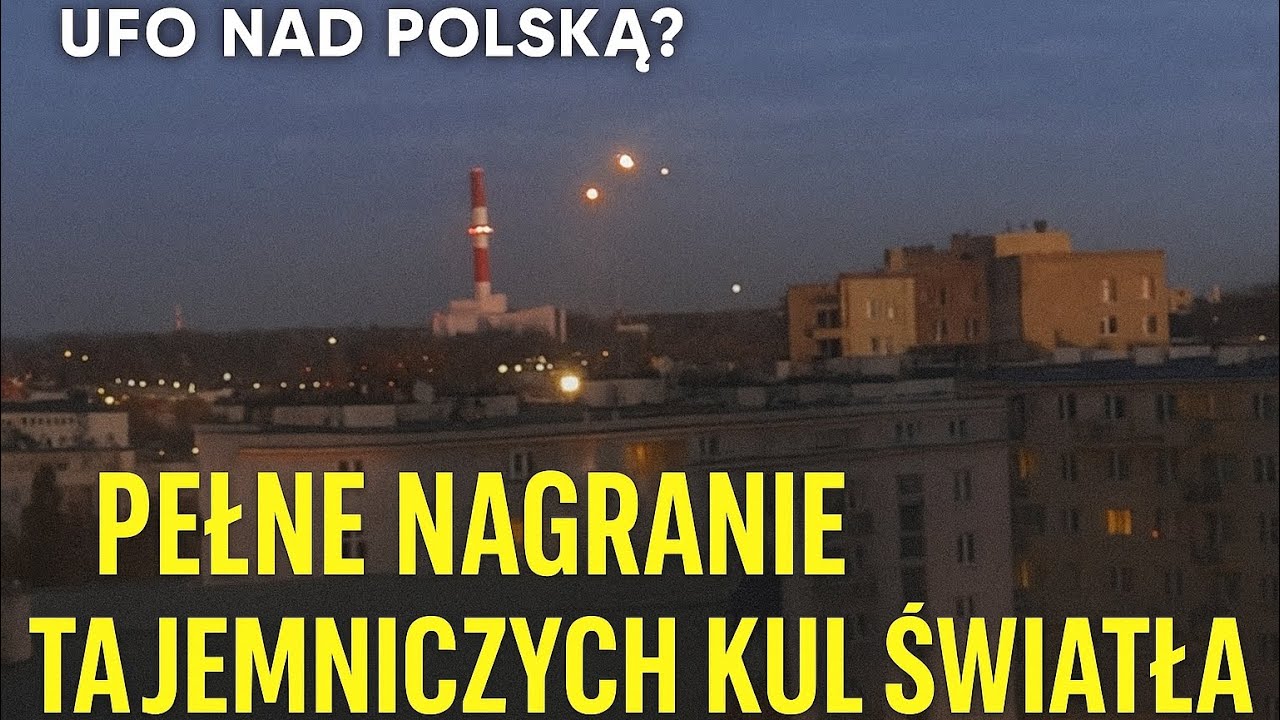 Pełne nagranie UFO UAP tajemnicze światła nad Polską 4 listopad 2025 Breaking News Warszawa 3I/Atlas